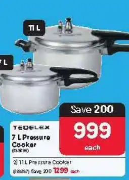 Makro TEDELEX 7 L Pressure Cooker offer