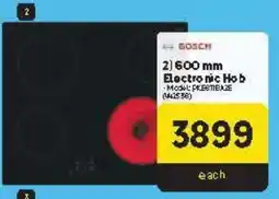 Makro Bosch 600 mm Electronic Hob offer
