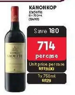 Makro KANONKOP Kadette offer