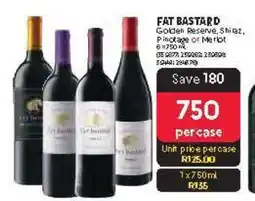 Makro FAT BASTARD Golden Reserve, Shiraz, Pinotage or Merlot offer