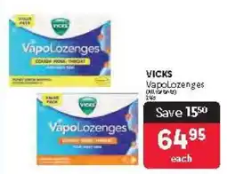 Makro VICKS VapoLozenges offer