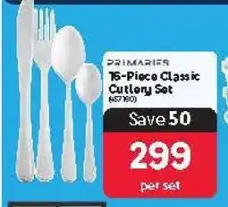 Makro 16-Piece Classic Cutlery Set offer
