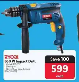 Makro RYOBI 650 W Impact Drill offer