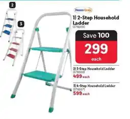 Makro 2-Step Household Ladder offer