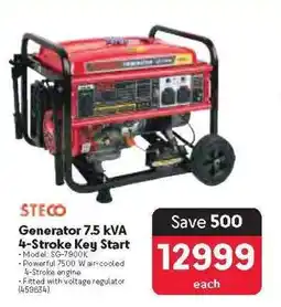 Makro Generator 7.5 kVA 4-Stroke Key Start offer