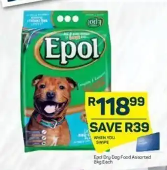 Pick n Pay Epol Dry Dog Food Assorted 8kg offer