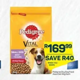 Pick n Pay Pedigree Dry Dog Food 4kg offer