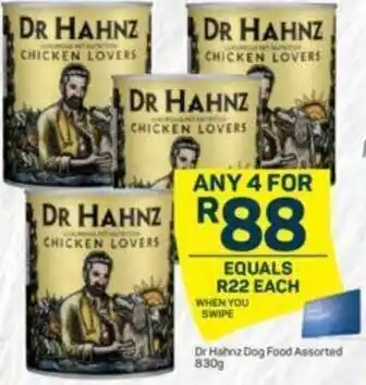 Pick n Pay Dr Hahnz Dog Food 830g offer