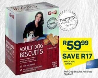 Pick n Pay PnP Dog Biscuits Assorted 1kg offer