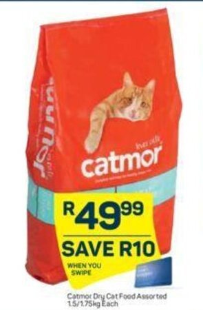 Pick n Pay Catmor Dry Cat Food 1.5kg/1.75kg offer