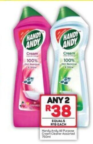 Pick n Pay Handy Andy All Purpose Cream Cleaner Assorted 750ml offer