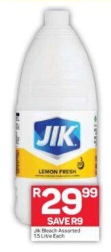 Pick n Pay JIK Bleach Assorted 1,5 Litre offer