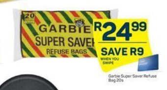 Pick n Pay Garbie Super Saver Refuse Bag 20s offer