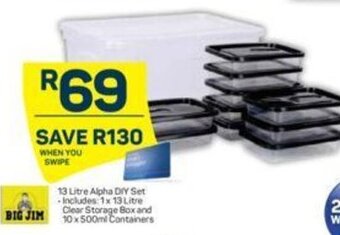 Pick n Pay Alpha DIY Set 13 Litre offer