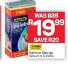 Pick n Pay Painbow Aponge Sccurers 5-Pack offer