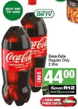 KwikSpar Coca-Cola Regular Only offer