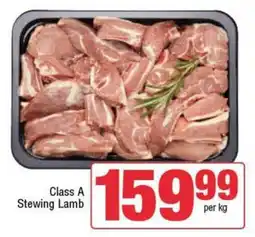 KwikSpar Class A Stewing Lamb offer