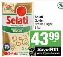KwikSpar Selati Golden Brown Sugar offer
