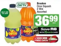 KwikSpar Brookes Oros Squash Assorted offer