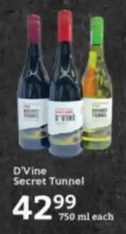 Oxford Freshmarket D'Vine Secret Tunnel offer