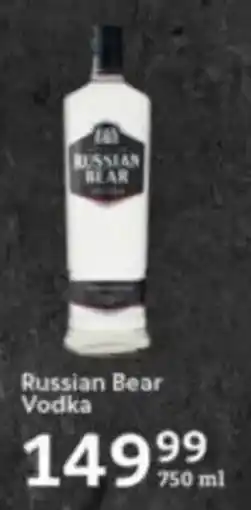 Oxford Freshmarket Russian Bear Vodka offer