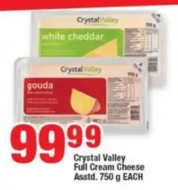 OK Foods Crystal Valley Full Cream Cheese Asstd. offer