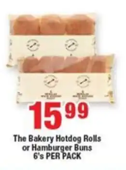 OK Foods The Bakery Hotdog Rolls or Hamburger Buns offer