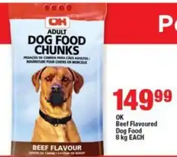 OK Foods OK Beef Flavoured Dog Food offer