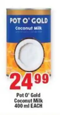 OK Foods Pot O' Gold Coconut Milk offer