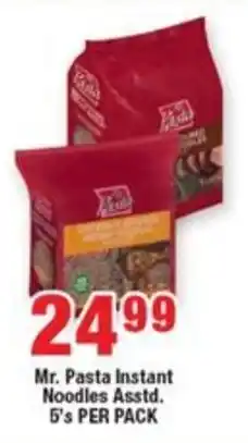 OK Foods Mr. Pasta Instant Noodles Asstd. offer