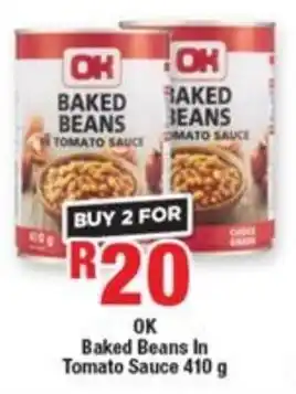 OK Foods OK Baked Beans In Tomato Sauce offer