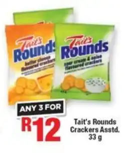 OK Foods Tait's Rounds Crackers Asstd. offer