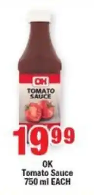 OK Foods OK Tomato Sauce offer