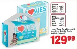 OK Foods Lovies Value Pack Disposable Nappies or Pull-Up Pants Asstd. offer