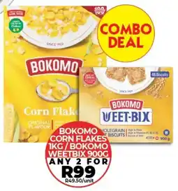 1UP Bokomo corn flakes/ Bokomo weetbix offer
