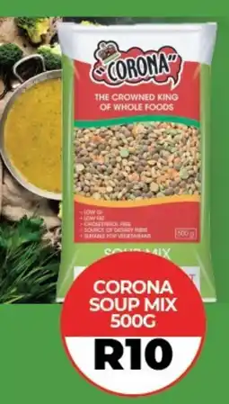1UP Corona soup mix offer