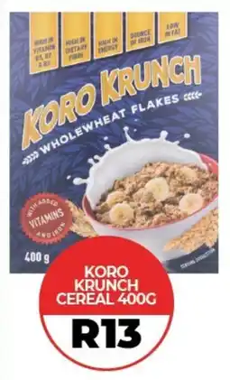 1UP Koro krunch cereal offer
