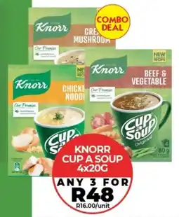 1UP Knorr cup a soup offer