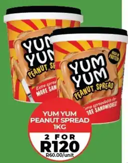 1UP Yum yum peanut spread offer
