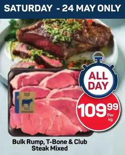 Pick n Pay Bulk Rump, T-Bone & Club Steak Mixed offer
