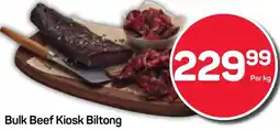 Pick n Pay Bulk Beef Kiosk Biltong offer