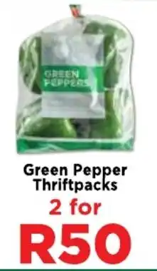 Food Lover's Market Green Pepper Thriftpacks offer