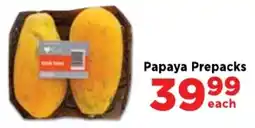 Food Lover's Market Papaya Prepacks offer