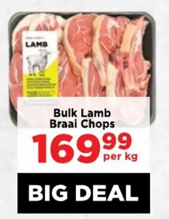 Food Lover's Market Bulk Lamb Braai Chops offer
