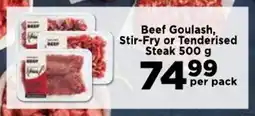 Food Lover's Market Beef Goulash, Stir-Fry or Tenderised Steak offer