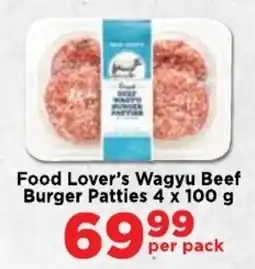 Food Lover's Market Food Lover's Wagyu Beef Burger Patties offer