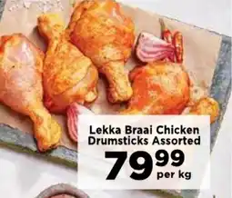Food Lover's Market Lekka Braai Chicken Drumsticks Assorted offer