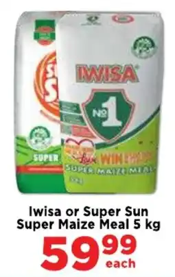 Food Lover's Market Iwisa or Super Sun Super Maize Meal offer
