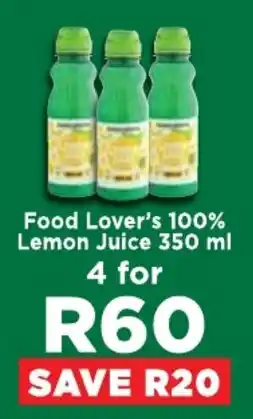 Food Lover's Market Food Lover's 100% Lemon Juice offer