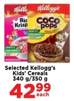 Food Lover's Market Selected Kellogg's Kids' Cereals offer